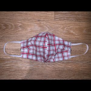 Adult Face Mask- Red/white stripes